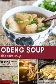 Fish Cake Soup Odeng Soup Aka Eomuk Guk Recipe Asian Recipes Fish Cake Food