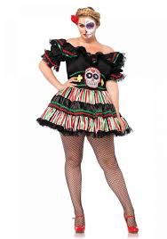 Day Of The Dead Doll Plus Size Costume Costumes For Women Plus Size Costumes