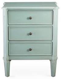 Alyssa 3 Drawer Nightstand Blue 265 00 Blue Nightstands Rustic Side Table 3 Drawer Nightstand