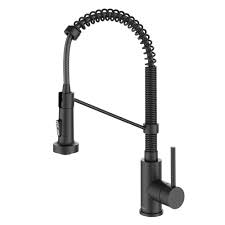 The optional a/c adapter (ep73954) electrically isolates the faucet from the household electrical wiring. Touchless Sensor Single Handle 18 Inch Commercial Pull Down Kitchen Faucet In Matte Black