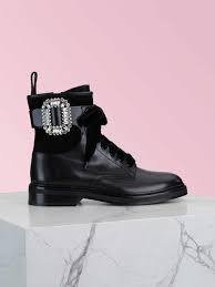 Buy the best and latest ranger boots on banggood.com offer the quality ranger boots on sale with worldwide free shipping. Black Woman Viv Rangers Strass Buckle Ankle Boots Rvw4992298042138b999 Roger Vivier