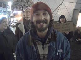 This man is the savior and will not divide us! Shia Labeouf S He Will Not Divide Us Art Piece Has Moved To New Mexico