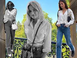 Where is the flower now? 3 Simple French Girl Outfits All Over Paris Right Now Who What Wear