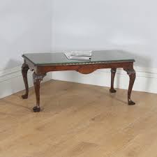 Queen anne.coffee table.console table.lamp table gdt. Antique Queen Anne Style Carved Burr Walnut Glass Rectangular Coffee Table Circa 1920 In 2020 Victorian Coffee Tables Antique Coffee Tables Table