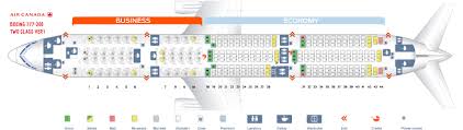 Seat Map Boeing 777 200 Air Canada Best Seats In Plane