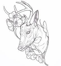 I M Quite Fawn D Of You Artist S6girl Animal Tattoos Animal Sketches Animal Drawings