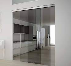 For doors with the bypass system, one door leaf overlaps the other door leaf. Sliding Frameless Glass Door Elegant Doors