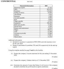 Sendirian berhad (malay equivalent to incorporated). B Qamar Enterprise Is A Company That Produces Va Chegg Com