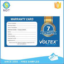 Warranty cards are a valuable asset when it comes to maintaining an compliance history. Paper Or Plastic Business Warranty Card Buy Warranty Card Business Warranty Card Plastic Business Warranty Card Product On Alibaba Com