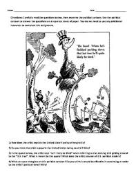 The world war ii cartoons of dr. World War Ii Dr Seuss Political Cartoon Activity By Danny S Classroom