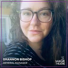 🌟 This 𝙎𝙥𝙤𝙩𝙡𝙞𝙜𝙝𝙩 𝙎𝙪𝙣𝙙𝙖𝙮, meet Shannon Bishop, Magik  Theatre's General Manager! 🌟 Shannon Bishop (she/her) serves as the  General Manager for Magik Theatre and recently celebrated her sixth  anniversary with us. Before