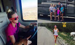 Ashley Paulson embarks on a cross-country trip in an RV with husband and  children | Daily Mail Online