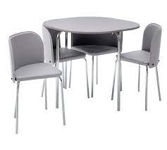 Do you have oak dining room table and chairs at your home?. Buy Argos Home Amparo Grey Dining Table 4 Grey Chairs Dining Table And Chair Sets Argos Grey Dining Tables Space Saving Dining Room Gray Dining Chairs