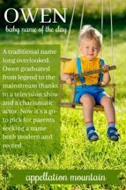 Baby Name Owen Upbeat And Traditional Appellation Mountain Baby Names Baby Boy Names Boy Names