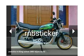 Bayangin dari 2003 sampe sekarang, harusnya kan ban pasti ganti. Jual Stiker Striping Stripping Motor Yamaha Rx King 2003 Warna Hijau Di Lapak Rnbsticker Bukalapak