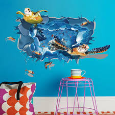 Check spelling or type a new query. Sea Turtle 3d Wall Sticker Ocean Life Store