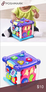 33 Ln Vtech Purple Busy Learners Activity Cube Used Once Great For Toddlers Ytech Other Activity Cube Purple Learners