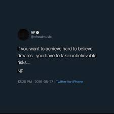 Nathan john feuerstein (born march 30, 1991), known by his initials nf (stylized as иf), is an american rapper, singer and songwriter. Wise Words Of Nf Nf Quotes Rapper Quotes Nf Lyrics