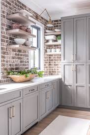 After choosing her favorite kitchen cabinet color ideas , she ordered a few paint swatches to make sure that the light blue kitchen cabinet color looked good in the space and matched with the other accessories. Kitchen With Gray Cabinets Why To Choose This Trend Decoholic