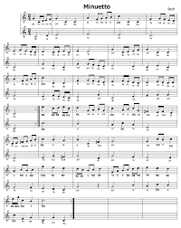Musica E Spartiti Gratis Per Flauto Dolce Minuetto Di Bach 2 Flauti Spartiti Musicali Spartiti Per Flauto Musica Per Pianoforte