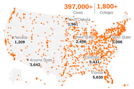 Average total cost of private colleges: Tracking The Coronavirus At U S Colleges And Universities The New York Times