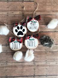 Create custom decorations for any event with photos. Christmas Ornament Wood Slice Ornament Dog Mom Ornament Pow Etsy Dog Christmas Ornaments Dog Ornaments Diy Wood Slice Ornament