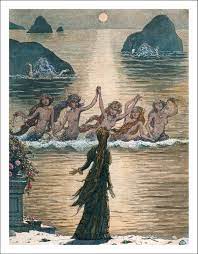 But it is very deep, too deep for any cable to fathom, and if many steeples were piled on the top of one another they would. Hans Christian Andersen S The Little Mermaid A Stamp A Day