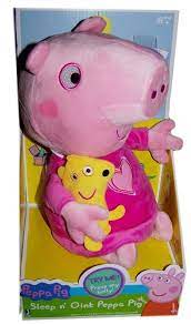 Sleep N Oink Peppa Pig Plush Talking Toy Peppapig Peppa Pig Birthday Barbie Toys Kids Birthday Presents