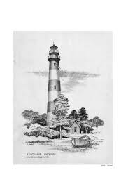Black And White Lighthouse Tattoo Designs Assateague Island Lighthouse Etsy Island Lighthouse Lighthouse Tattoo Lighthouse