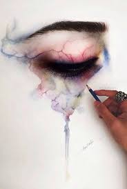 Image Result For Draw Realistic Galaxy With Watercolor Watercolor Art Drawings Art Drawings