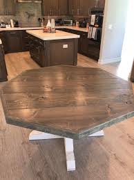 Farm House Table Game Table Octagon Table Poker Table Game Etsy Octagon Table Farmhouse Table Diy Dining Table
