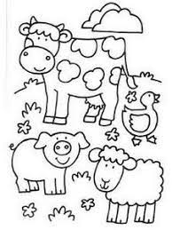 Animales De Granja Dibujos Para Colorear Paperblog Farm Coloring Pages Farm Animal Coloring Pages Preschool Coloring Pages