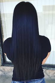 Black And Blue Wig Midnight Blue Hair Color Inspirations For 2020 In 2020 Midnight Blue Hair Hair Color For Black Hair Hair Inspiration Color