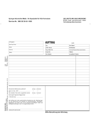 Werkstattauftrag kfz formular pdf : Werkstatt Auftrag Mit Karte Online Kaufen Im Springer Automotive Shop
