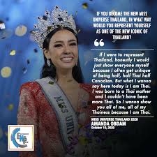 36,523 likes · 17,286 talking about this. Entertainment News Portal Read Winning Answers Of Miss Universe Thailand 2020 Amanda Obdam