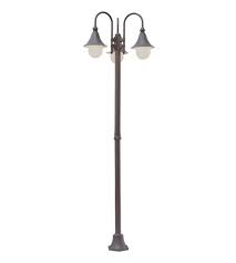 How the c3d can be place all the light pole to the alignment? Trans Globe Lighting 4776 Bg Santa Isabel 3 Light 86 Inch Black Gold Outdoor Pole Light
