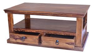 Choose from the kent coffee table which comes in a dual tone of frosty white and dark walnut, the baron coffee table which comes in authentic ash light colour, the arabica coffee table in an enchanting columbian walnut colour or the robusta coffee table which comes in a handsome dark walnut colour. Sheesham Wood Coffee Table With 2 Drawers Scape Interiors West Ltd