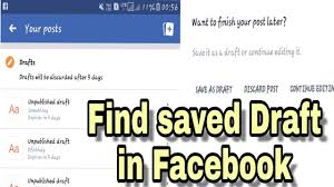 When you save things on facebook, they'll appear in your saved items that only you can see. Quick Answer How To Find Drafts On Facebook App Android Os Today