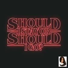 Light Neon Sign Stay Stranger Things Aesthetic Should I Stay Or Should I Go Neon Light Sign Sh Stranger Things Stranger Things Aesthetic Stranger