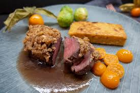 This link is to an external site that may or may not meet accessibility guidelines. Venison Fillet With Walnut And Herb Crust And Elderberry Gravy Captain S Dinner