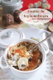 gratin de topinambours aux champignons option vegan pour noel christmas jerusalem artichok gratin topinambour topinambour recette recettes cuisine anglaise