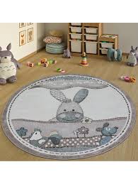 Kinderteppich bauernhof spielteppich teppich 200x200cm. Paco Home Kinderteppich Rund Xxl 180 Cm O 160 Cm O 120 Cm O Modern Bauernhof Tiere Beige Klingel