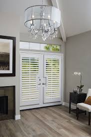 Learn about french door plantation shutters options from eclipse shutters. Plantation Shutters For Doors And Difficult Windows Strickland S Blinds Shades Shutters
