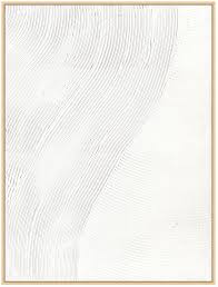 From scenic landscapes to rustic wood, fine a wall design that fits your style. New Swirl White Textured Framed Wall Art