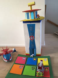 Paw Patrol Look Out Diy Ergebnis Paw Patrol Spielzeug Basteln Mit Kleinkindern Kinderspielzeug