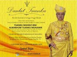 Lihat contoh berkatlah yang dipertuan besar negeri sembilan terjemahan dalam ayat, dengar sebutan dan pelajari tatabahasa. Birthday Of Yang Di Pertuan Besar Negeri Sembilan Sekretariat Pengajian Siswazah