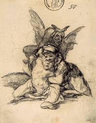 The Devil gathers them by Francisco de Goya