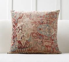 Dara Print Decorative Pillow Cover Pottery Barn In 2020 Velvet Pillow Covers Printed Pillow Velvet Pillows