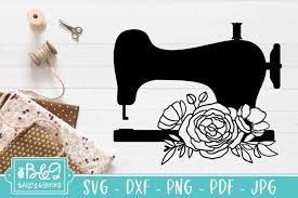 Download Sewing Svg Floral Sewing Machine Svg 1049668 Cut Files Design Bundles