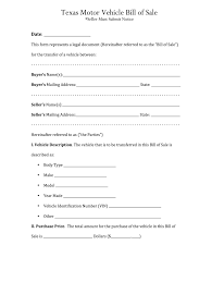 texas bill of sale pdf fill online printable fillable blank pdffiller